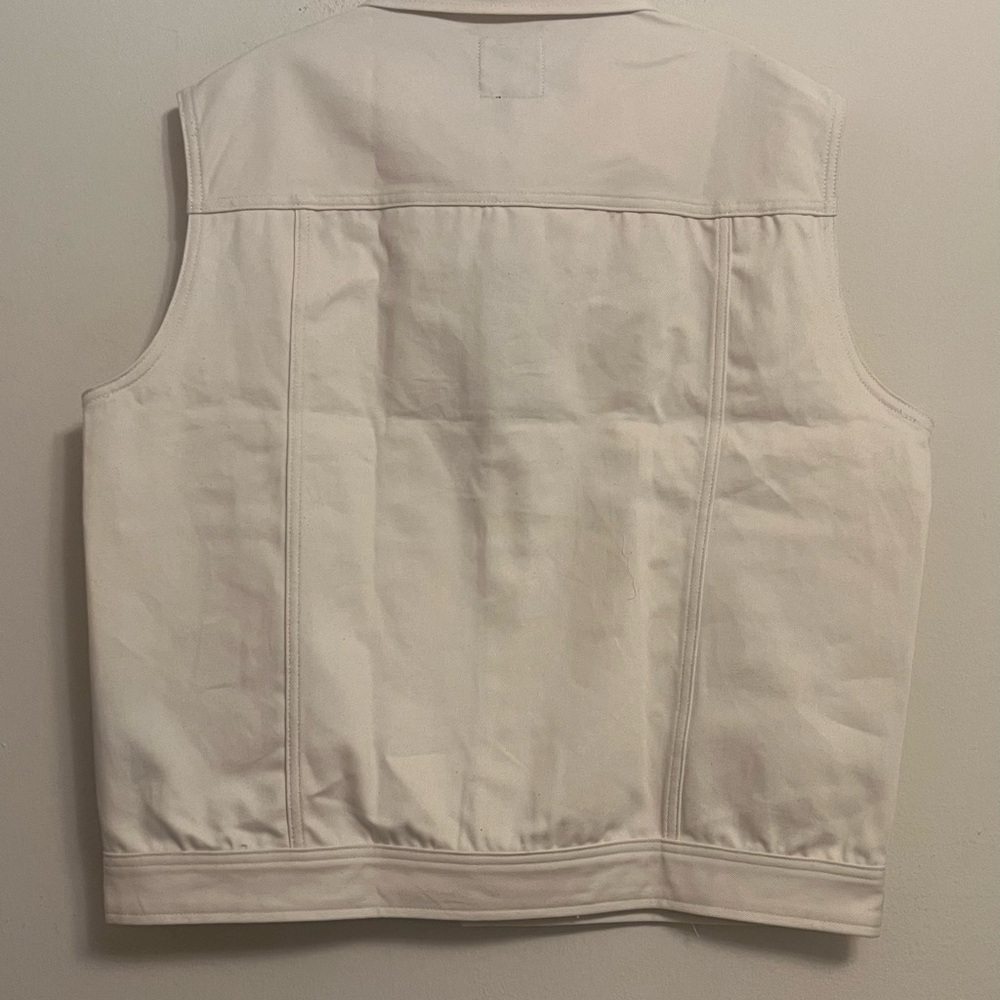 G Star Oversized Denim Vest Size Small New - Picture 5 of 9
